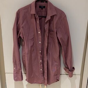 J. Crew Men's Shirt in Burgundy